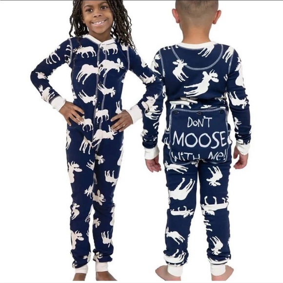 - Lazy one moose pajamas - Picture 1 of 7
